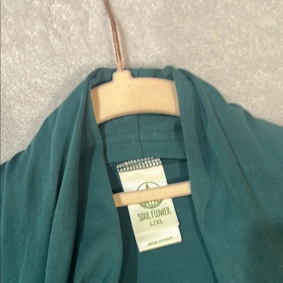 Green Cardigan with Tree Design - Picture 3 of 8